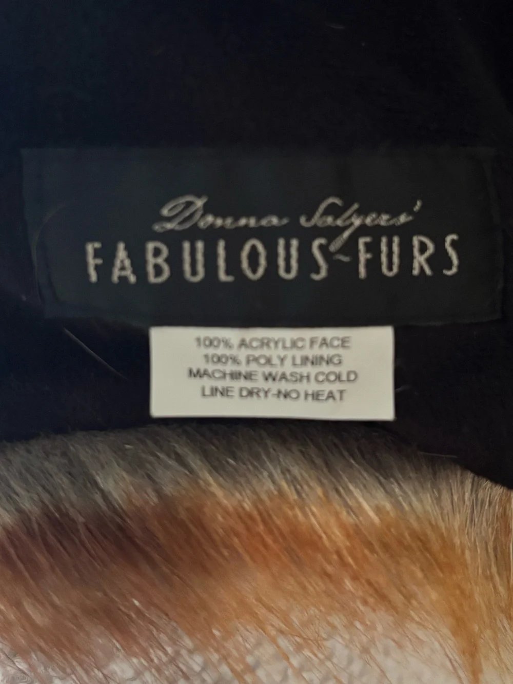 Fabulous Furs plush faux